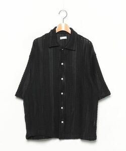 「tk.TAKEO KIKUCHI」 半袖シャツ 01 ブラック メンズ
