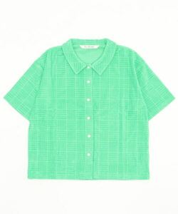 「Ray BEAMS」 半袖シャツ ONE SIZE グリーン レディース