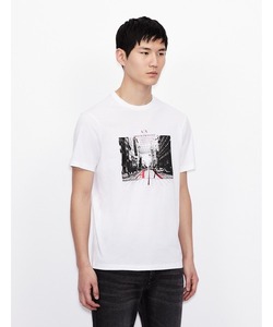 「ARMANI EXCHANGE」 半袖Tシャツ LARGE ホワイト メンズ