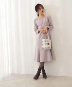 「PROPORTION BODY DRESSING」 長袖ワンピース MEDIUM ピンク レディース