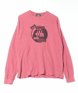 「HYSTERIC GLAMOUR」 長袖Tシャツ MEDIUM ピンク メンズ