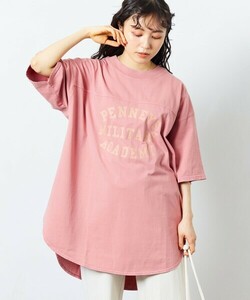 「FREAK'S STORE」 半袖Tシャツ フリ- ピンク レディース