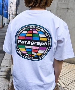 「Paragraph」 半袖Tシャツ フリ- ホワイト メンズ