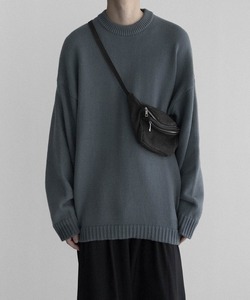 「remer」 長袖ニット MEDIUM ネイビー メンズ