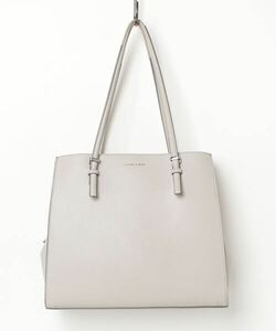 「charles&keith」 ワンポイントトートバッグ - グレー レディース_画像1