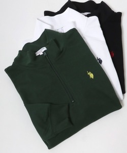 「U.S. POLO ASSN.」 スウェットカットソー L グリーン メンズ