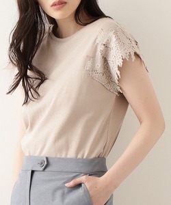 「NATURAL BEAUTY BASIC」 ノースリーブトップス MEDIUM グレー レディース