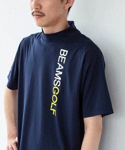 「BEAMS GOLF」 半袖Tシャツ LARGE ネイビー メンズ