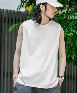 「URBAN RESEARCH Sonny Label」 ノースリーブトップス LARGE オフホワイト メンズ