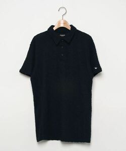 「1PIU1UGUALE3 RELAX 」 半袖ポロシャツ LARGE ブラック メンズ