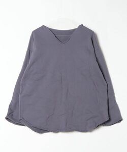 「antiqua」 「tree cafe」スウェットカットソー X-LARGE パープル系その他 レディース