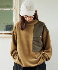 「Sunny clouds」 長袖カットソー LARGE キャメル レディース