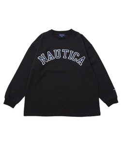 「NAUTICA」 「KIDS」長袖カットソー X-LARGE ブラック キッズ_画像1