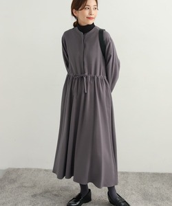 「URBAN RESEARCH DOORS」 長袖ワンピース MEDIUM チャコールグレー レディース