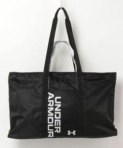 「UNDER ARMOUR」 2WAYバッグ ONESIZE ブラック×ホワイト レディース