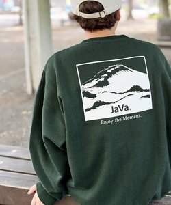 「Java」 スウェットカットソー LARGE グリーン メンズ