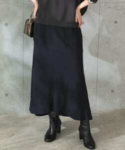 「URBAN RESEARCH ROSSO WOMEN」 フレアスカート 38 ネイビー レディース_画像1