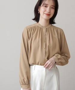 「N.（N. Natural Beauty Basic）」 長袖ブラウス MEDIUM ベージュ レディース