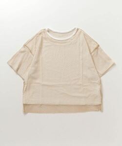 「Ray BEAMS」 半袖Tシャツ ONE SIZE ベージュ レディース