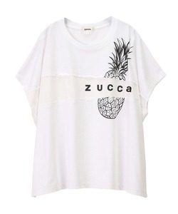 「ZUCCa」 半袖Tシャツ M size ホワイト レディース