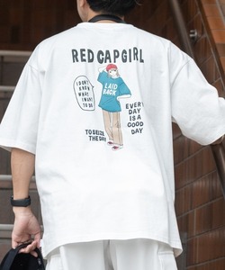 「Red Cap Girl」 半袖Tシャツ X-LARGE ホワイト系その他 メンズ_画像1