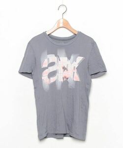 「ARMANI EXCHANGE」 半袖Tシャツ X-SMALL グレー メンズ