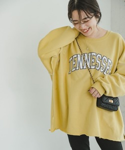 「ITEMS URBANRESEARCH」 スウェットカットソー FREE イエロー レディース