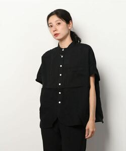 「BEAMS BOY」 半袖ブラウス ONE SIZE ブラック レディース