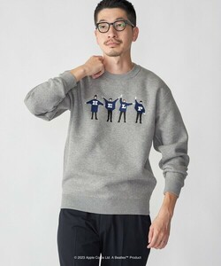 「The Beatles」 スウェットカットソー「SHIPSコラボ」 LARGE グレー メンズ