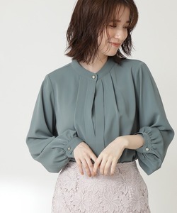 「N.（N. Natural Beauty Basic）」 長袖ブラウス MEDIUM グリーン レディース