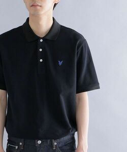 「LYLE&SCOTT」 半袖ポロシャツ LARGE ブラック メンズ