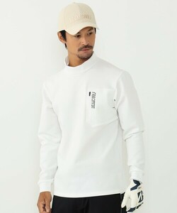 「BEAMS GOLF」 長袖Tシャツ SMALL ホワイト メンズ