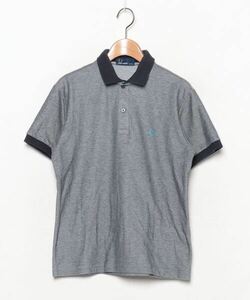 「FRED PERRY」 半袖ポロシャツ M ネイビー レディース