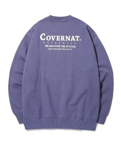 「COVERNAT」 スウェットカットソー LARGE パープル メンズ