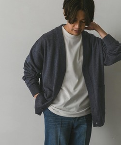 「URBAN RESEARCH DOORS」 ニットカーディガン MEDIUM ネイビー メンズ