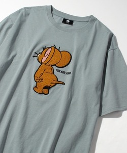 「TOM&JERRY」 半袖Tシャツ LL グリーン メンズ