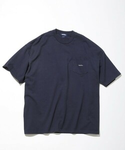 「NAUTICA」 半袖Tシャツ LARGE ネイビー メンズ