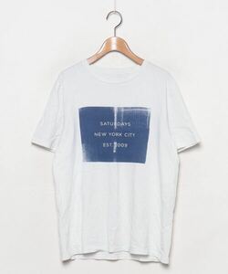 「Saturdays NYC」 半袖Tシャツ M ホワイト メンズ