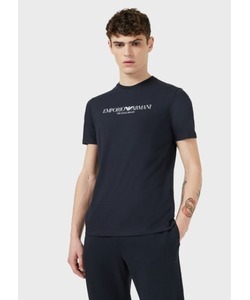 「EMPORIO ARMANI」 半袖Tシャツ X-SMALL ネイビー メンズ