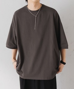 「epnok」 半袖Tシャツ LARGE チャコールグレー メンズ