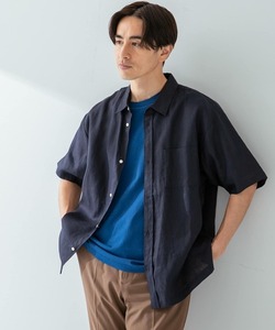 「URBAN RESEARCH ROSSO MEN」 半袖シャツ X-LARGE ネイビー メンズ