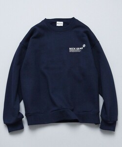 「Firsthand」 スウェットカットソー「nick gearコラボ」 X-LARGE ネイビー メンズ_画像1