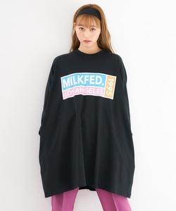 「MILKFED.」 長袖ワンピース ONE SIZE ブラック レディース