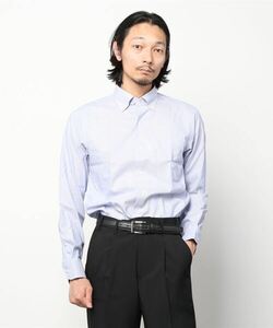 「green label relaxing」 長袖シャツ S コバルトブルー メンズ