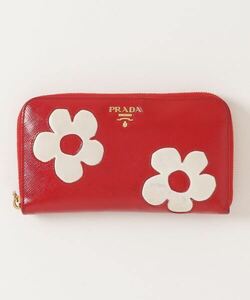 「PRADA」 財布 - レッド レディース