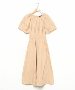 「GAP」 半袖ワンピース X-SMALL ベージュ レディース_画像1