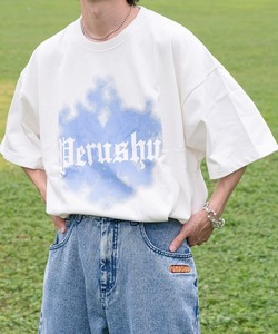 「Perushu」 半袖Tシャツ MEDIUM オフホワイト メンズ