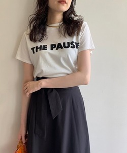 「Whim Gazette」 「THE PAUSE」半袖Tシャツ FREE オフホワイト レディース