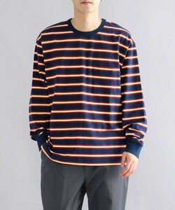 「SHIPS」 長袖Tシャツ X-LARGE ネイビー メンズ