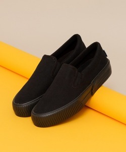 「SLACK FOOTWEAR」 スリッポン 27.0cm ブラック メンズ_画像1